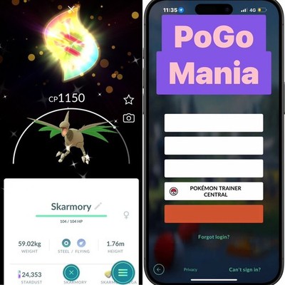 Shiny Skarmory Mega Evolution Special Background mini PTC 20k 