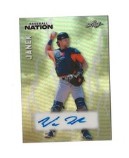 2026 Leaf Baseball Nation Walker Janek Autographed Poster ASTROS RC #20/25