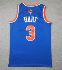 Parche Swingman Para Hombre Josh #3 Hart Blue Knick 2026 Finales Tallas Completamente Cosidas