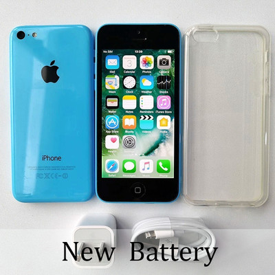 Original Apple iPhone 5c (Unlocked) NEW BATTERY - 8 GB / 16 GB / 32GB - Blue