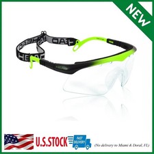 Racquetball Goggles - Powerzone Shield Anti Fog  28, Orange/Black