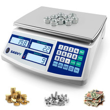 Counting Scale 88Lb/40Kg, 0.1G Lb/Oz/Kg/G Industrial Digital Inventory Scale w
