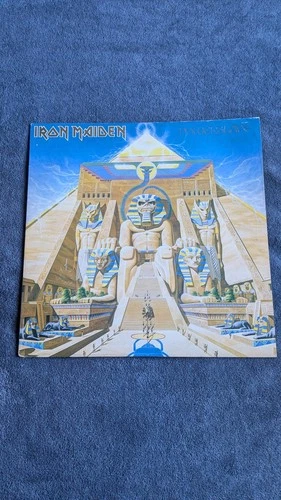 **Original Sterling Pressing** Iron Maiden "Powerslave" (1984) Capitol LP   VG+