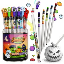 Halloween Smencils Cylinder - HB 2 Scented Smelly Pencils, 50 Count - Gifts ...
