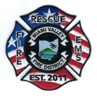 CURRENT Miami Valley (Montgomery Co.) OH Ohio Fire EMS Rescue Dist. patch - NEW!