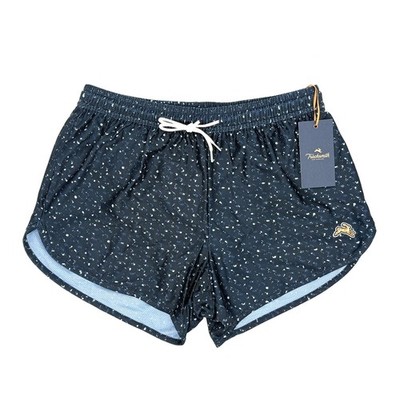 Tracksmith Van Cortlandt 4'' Running Shorts Men's M Navy Multi Hare Print NWT