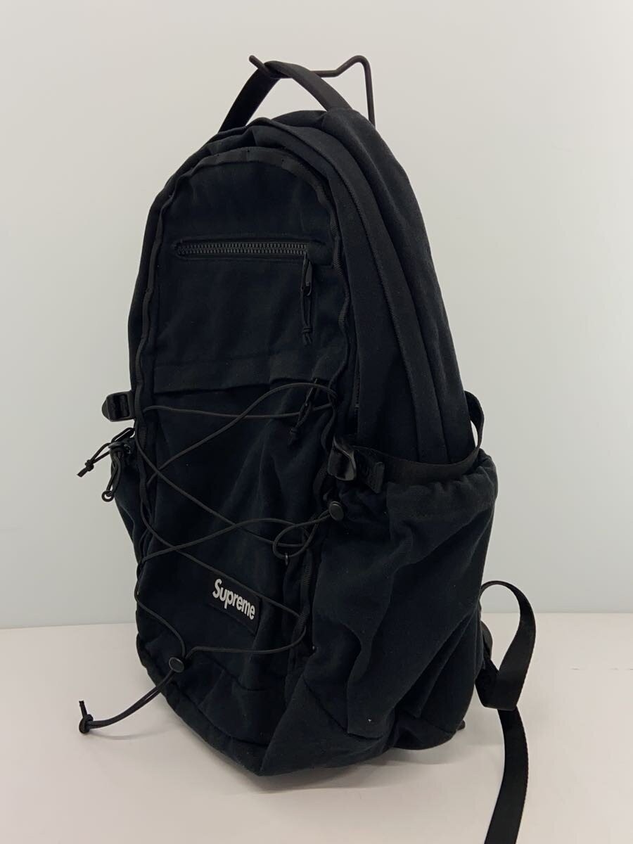 Supreme Backpack Cotton Blk Solid K6925 - image 2