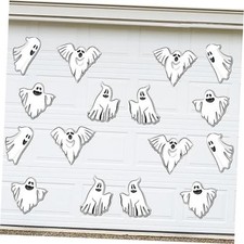 Halloween Garage Decoration Magnet Stickers White Ghost Garage Door Decals