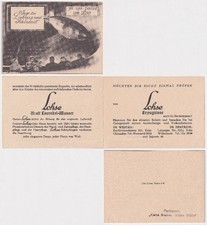 Karta zapachowa zeppelin / wizytówka, perfumia UFA-Palast am Zoo, Berlin, ok. 1930