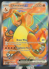 Carta Pokemon TCG Charizard EX Full Art Holo 183/165 SV 151 Ultra Rara Mint/NM En