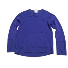 All in Motion Girls Purple Long Sleeve Sweatshirt Pouch Pocket Size 4/5 XS