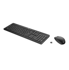 HP 230 Wireless Keyboard and Mouse Combo Full Size Membrane 2.4GHz Black
