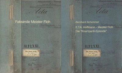 Hoffmann, Faksimile des Handschriftenteils des Märchens Meister Floh - Bild 1 von 2