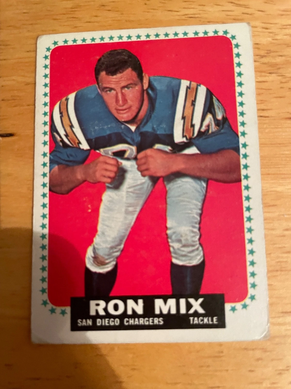 1964 Topps Ron Mix #168 HOF SAN DIEGO CHARGERS