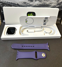 Apple Watch Series 11 42mm Silver Al Purple Fog M/L GPS 100% battery. Warranty.