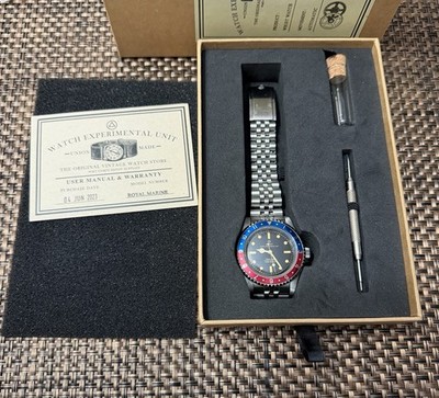 WMT Royal Marine Automatic Pepsi Aged Watch | eBay
