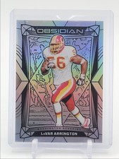 LAVAR ARRINGTON 2024 OBSIDIAN FOOTBALL SILVER REDSKINS #198 A /75 Q5454