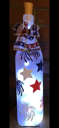 Decorative Bottle That Lights Up. Great For Any Space