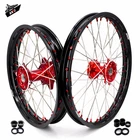 KKE 21/19" Casting Spoked Wheel Rims Fit For HONDA CR125R CR250R 2002-2013 Alloy