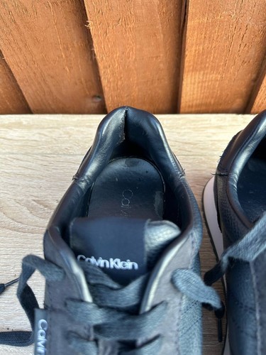 Sneakers Calvin Klein uomo GRAPH BASE8523 scamosciate blu navy UK 9 EU 43 US 10 - Foto 9 di 12
