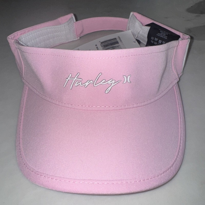Hurley Pink Woman's Adjustable Visor Beach Vacay Tennis ONE SIZE  NEW WITH TAGS