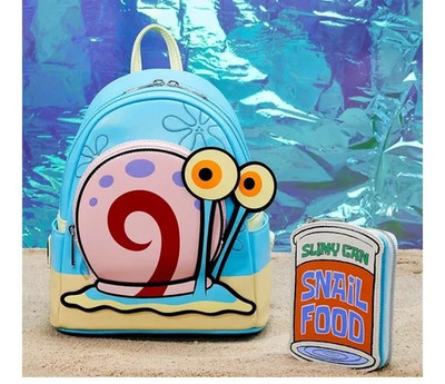 Loungefly Nickelodeon SpongeBob Squarepants Gary Cosplay Mini Backpack & Wallet