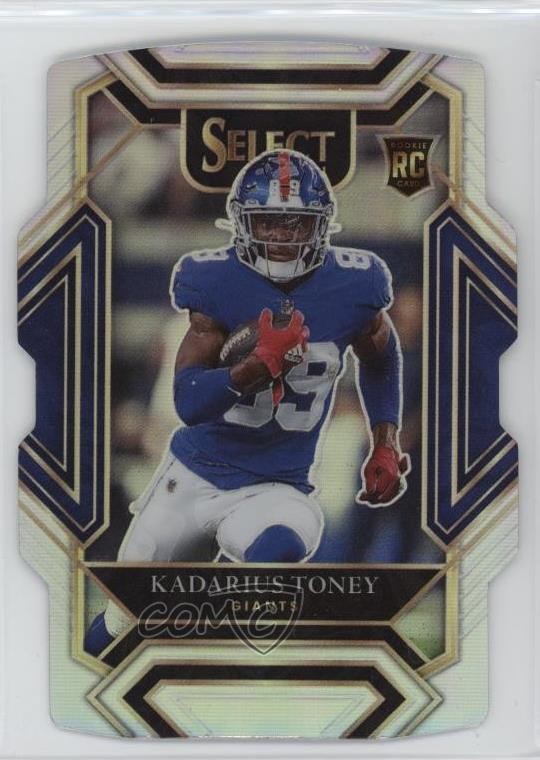 2021 Panini Select Club Level Silver Prizm Die-Cut Kadarius Toney Rookie RC 1pd5
