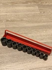 Sears Craftsman 工具 美国 1/2 驱动器 SAE 冲击套筒套装 复古 NOS