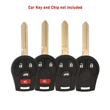 High Quality Tough 2/3 - Button Straight Remote Key Shell for Nissan Automobiles