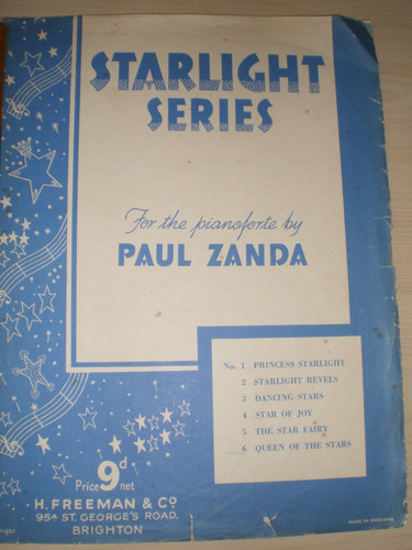 Starlight Series for the piano, Paul Zanda