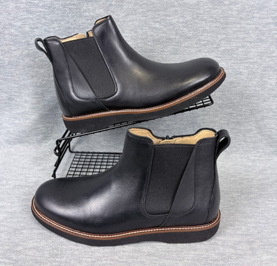 Samuel Hubbard 24 Seven 2.0 Chelsea Boots Mens 7 Black Leather  Vibram Sole