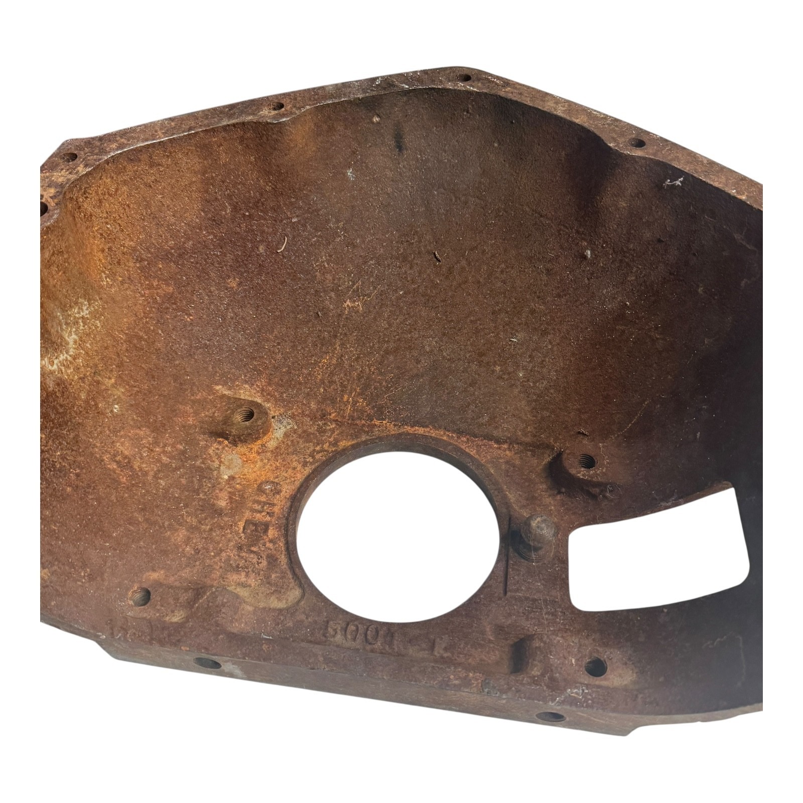 Vintage Ansen NHRA Approved Chevy Blowproof Safety Bellhousing Scatter Shield