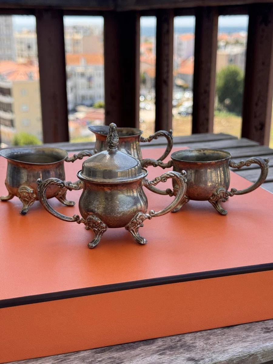1847 Rogers Bros Antique US Silver-Plated Teapots, Coffee Pots