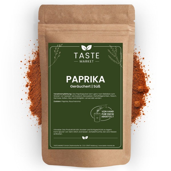 100 G Paprika GeräUchert | Paprikapulver Smoked Süß | GewüRz | Gemahlen-image
