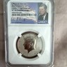 2019-S Kennedy Half Dollar 50C Apollo 11 Enhanced Reverse Proof NGC PF70 SF San Francisco Kennedy