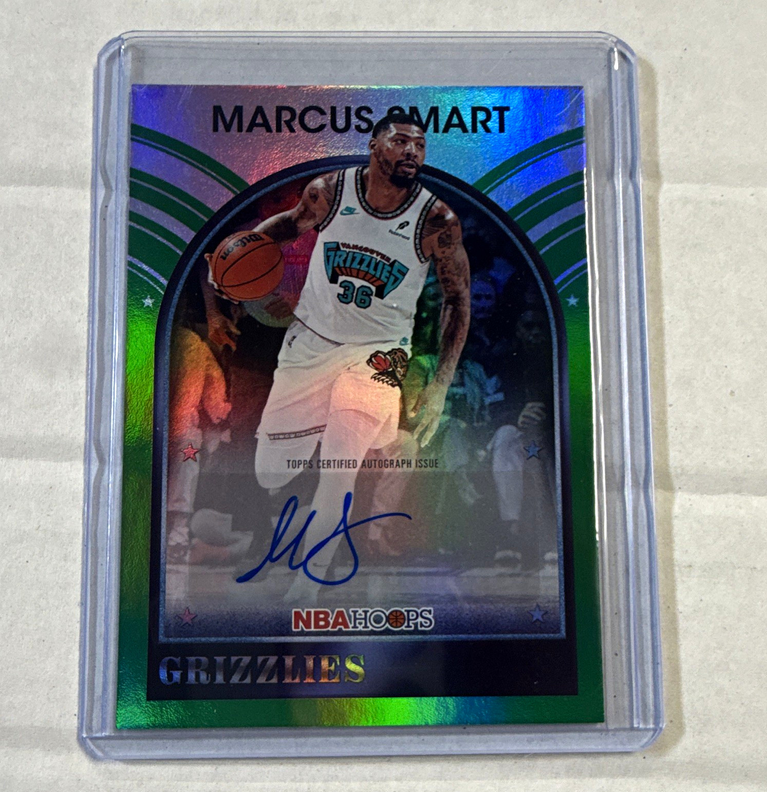 Topps NBA Hoops 2025-26 Hoops 1989 Signatures Marcus Smart Auto 89S-MS