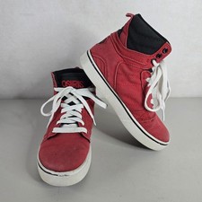 Osiris Red Skater Shoes Youth Sz 1 Chunky Y2K...