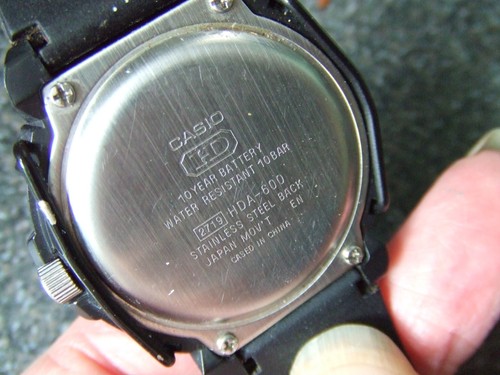 Gents Casio Analogue Watch with Date - Model Ref: HDA-600 - Picture 5 of 5
