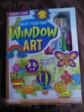 20 Suncatchers DIY Window Art and Crafts Kit Painting Projects for Kids F28