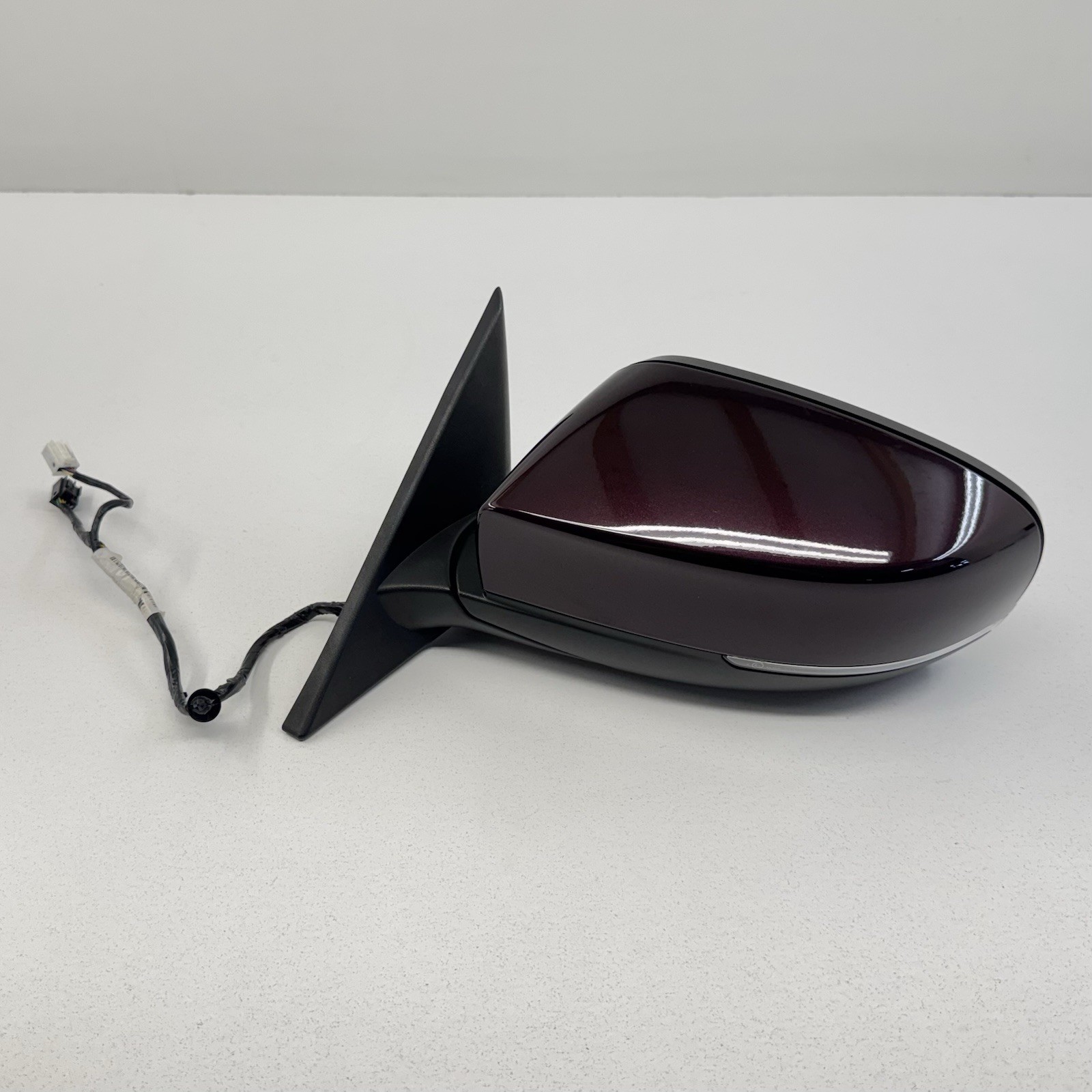 17-20 Maserati Ghibli Driver Left Front Door Mirror Side View Blind Spot OEM