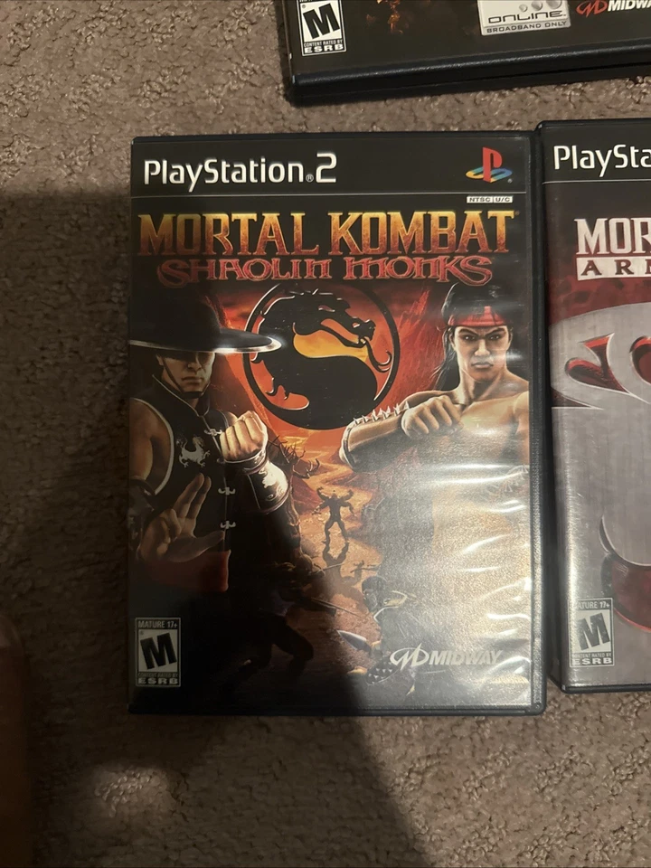 Mortal Kombat Kollection (Sony PlayStation 2, 2008) PS2 Complete Bundle Set - Image 3 of 4