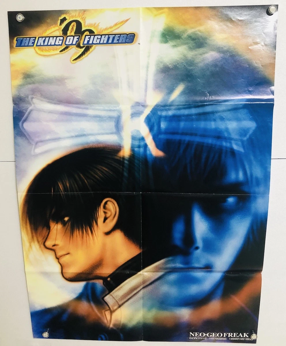 ザ・キング・オブ・ファイターズ99 ポスター　KOF99 ネオジオ SNK The King of Fighters 99 / K' : 1999 SNK NEOGEO KOF Poster (Fold:NM