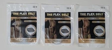 Lot of 3 The Flex Belt GEL Replacement Pads Abdominal Toning Gelpads 2015 & 2018
