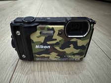 JUNK  Nikon COOLPIX W300 16.0MP Digital Camera For parts or not working japan