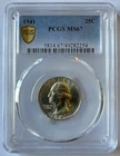 1941 Washington Quarter Silver 25C PCGS MS67 Certified Coin #49282254