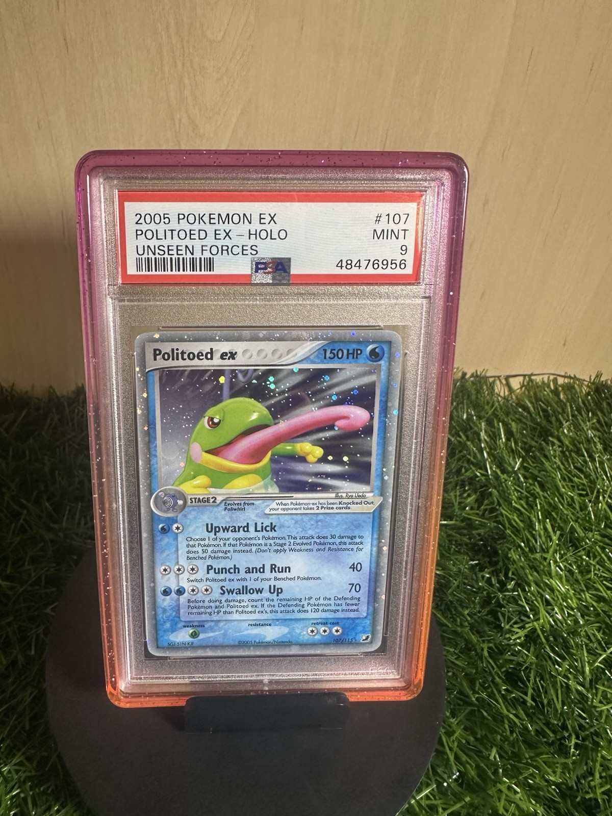 Politoed Ex Unseen Forces PSA 1-9 FULL SET