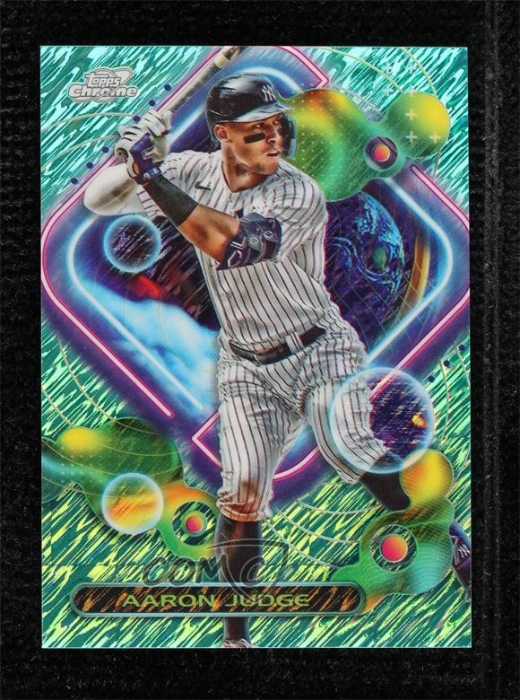 2023 Topps Cosmic Chrome Aqua Equinox Refractor 138/199 Aaron Judge #62 1o88