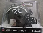 Darren Sproles  Signed Salute To Service Mini Helmet Chargers Beckett COA