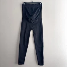 BLANQI Maternity Everyday Black High Rise Belly Support Leggings Womens Large