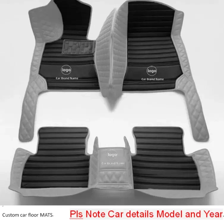 Alfombrillas forros alfombrillas de coche de cuero personalizadas impermeables aptas para Toyota Avalon Foto 2 de 4